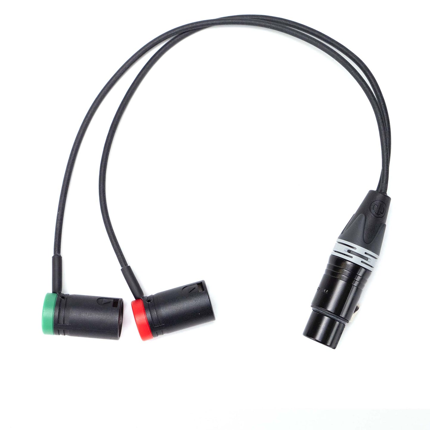 Y-Cable XLR-5F to 2x Low Profile XLR-3M