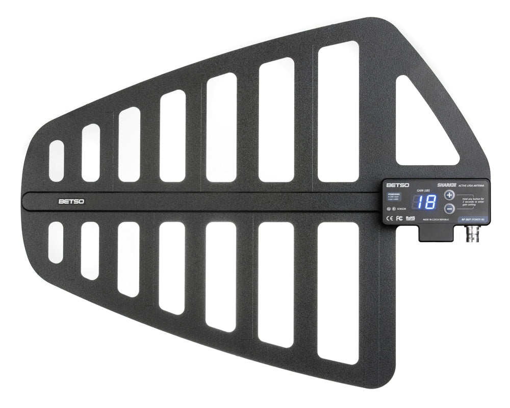 SHARKIE – Active UHF Receiver Antenna with LPDA Structure