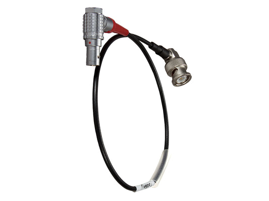 LTC-OUT-RA180 - Timecode Cable Push-Pull 5-pin 90° (Lemo compatible) to BNC 90°