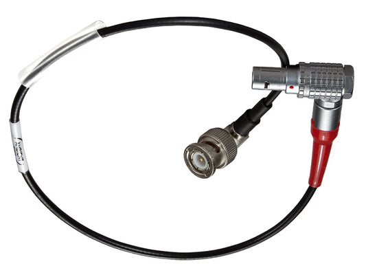 LTC-OUT-RA270 - Timecode Cable Push-Pull 5-pin 90° (Lemo compatible) to BNC 90°