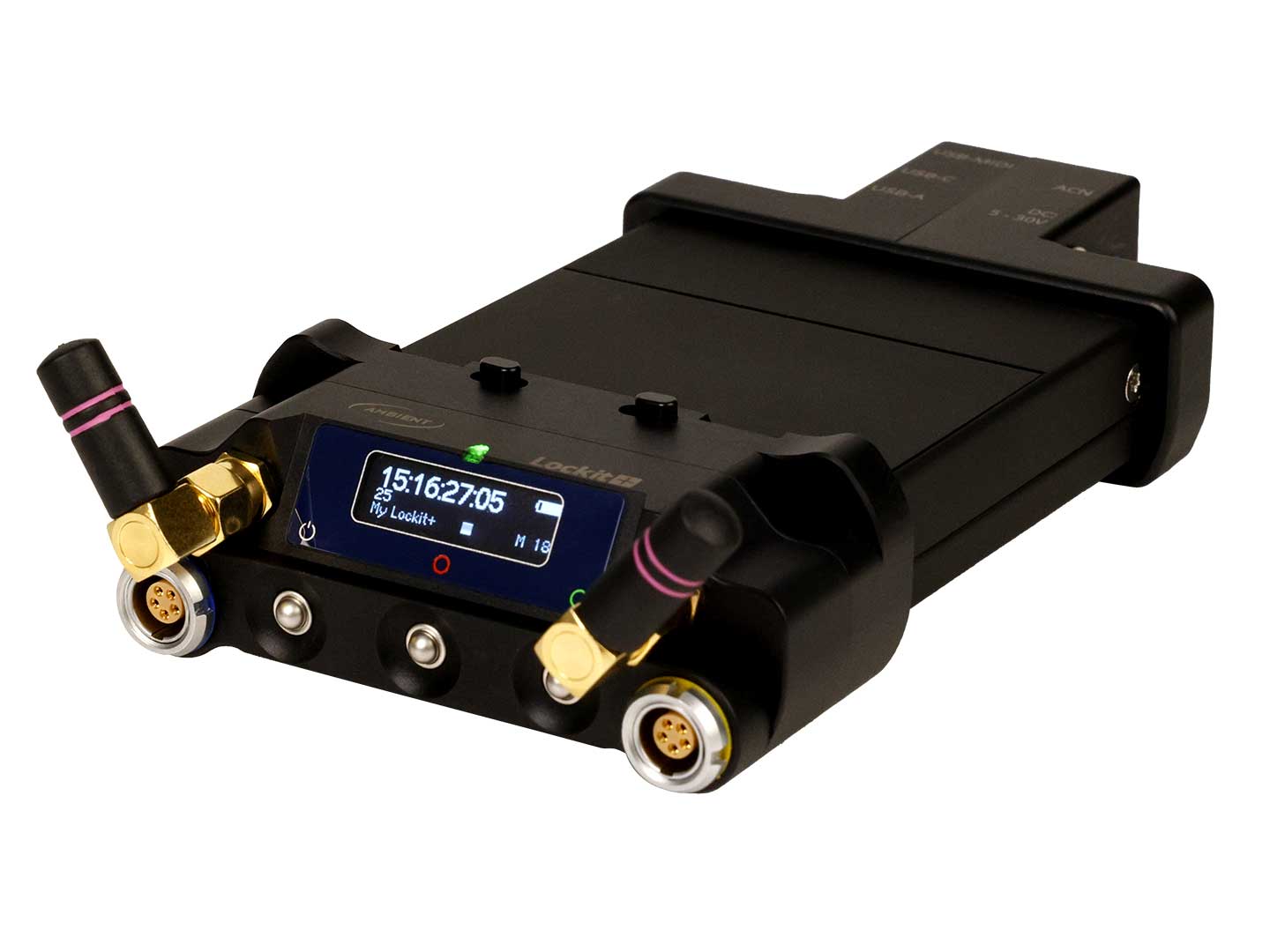 Lockit+ (ACN-LP) - Timecode and Sync Generator, Metadata Interface