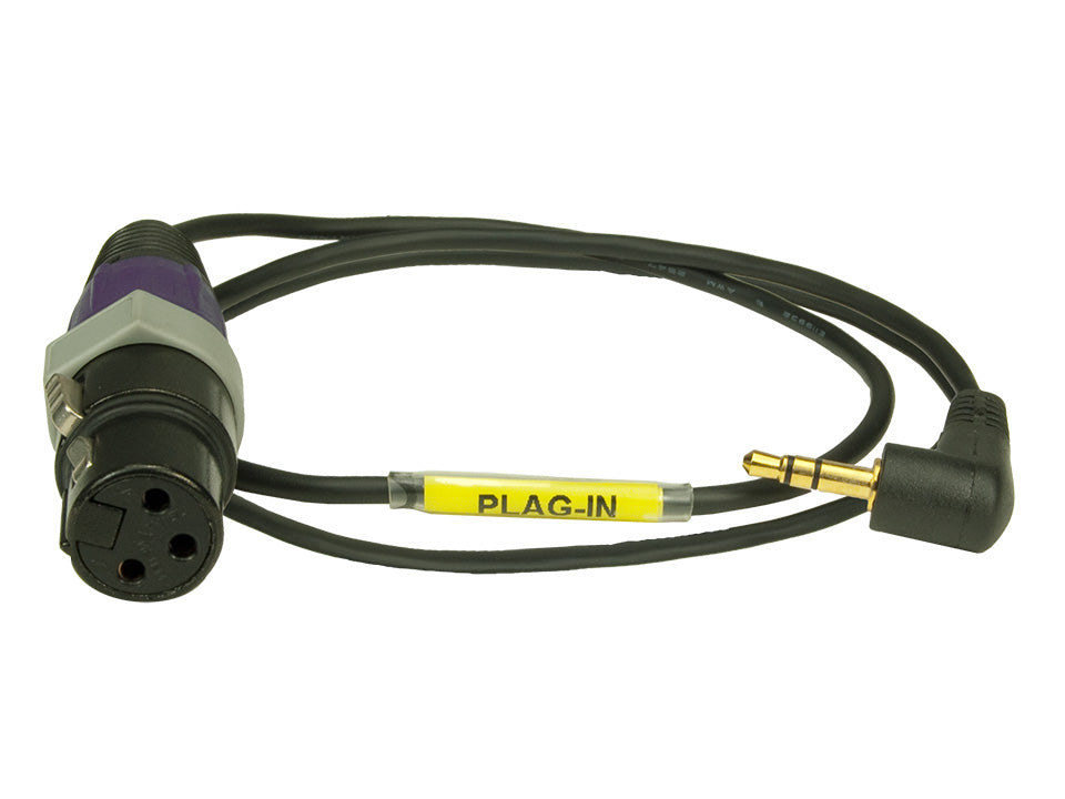 Plag-IN/120 - Adapter für Mikrofoneingang mit Plug-In-Power