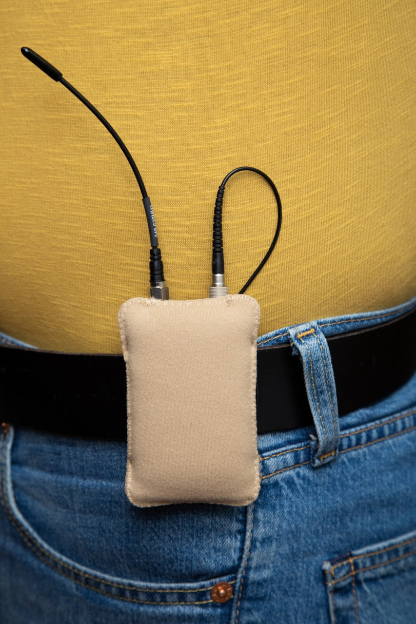 Viviana Belt Puffy Pouch - Padded pouch for pocket transmitter