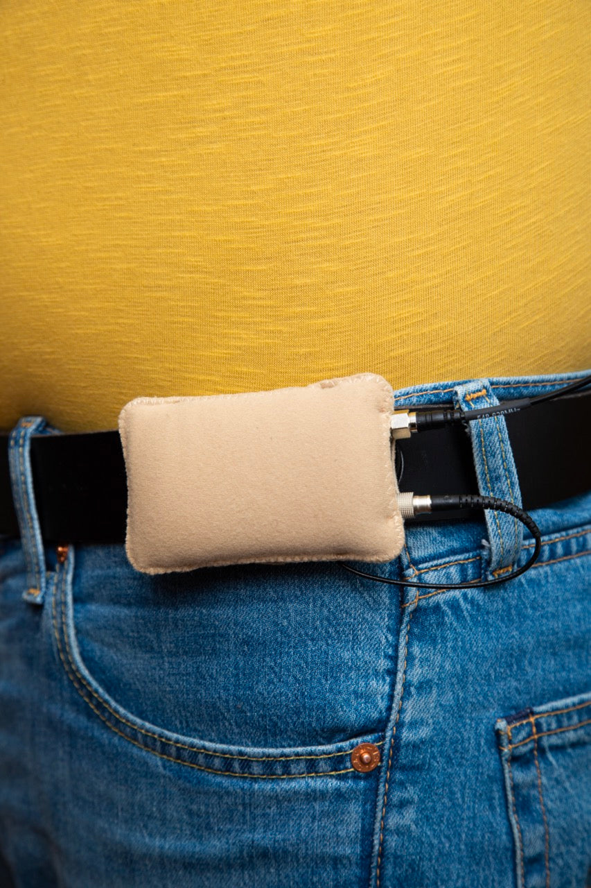 Viviana Belt Puffy Pouch - Padded pouch for pocket transmitter