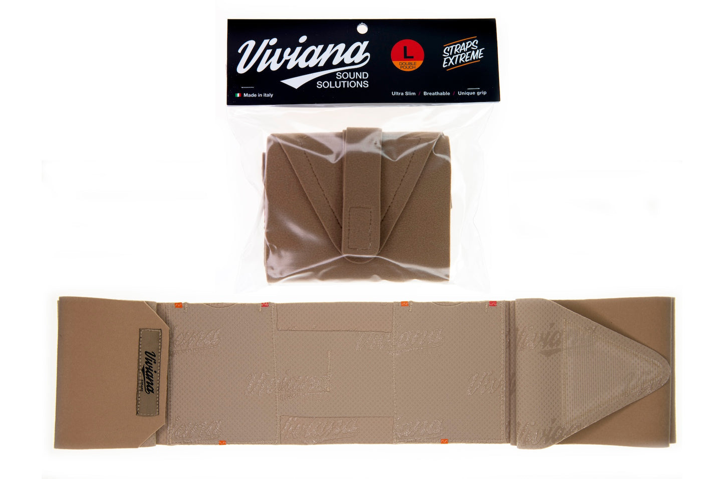 Viviana Straps Waist Double Pouch Extreme / Low Profile - Straps for body pack transmitters