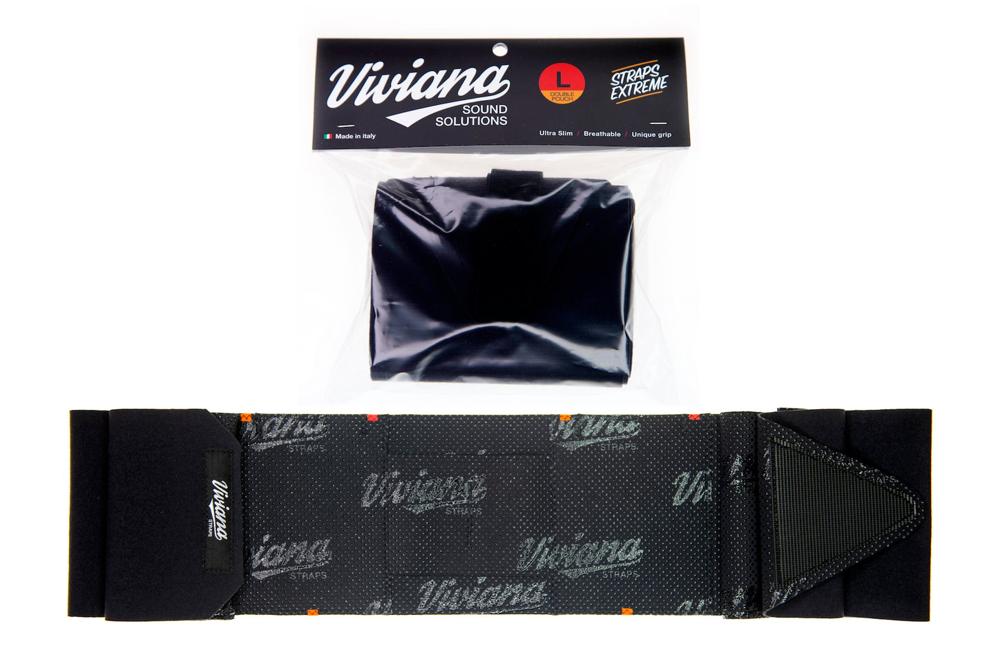 Viviana Straps Waist Double Pouch Extreme / Low Profile - Straps for body pack transmitters