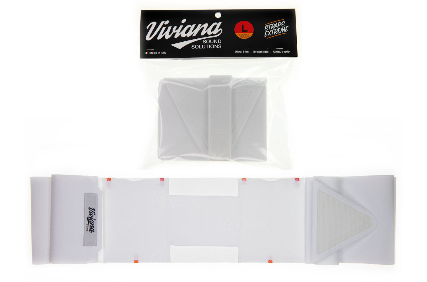Viviana Straps Waist Double Pouch Extreme / Low Profile - Straps for body pack transmitters