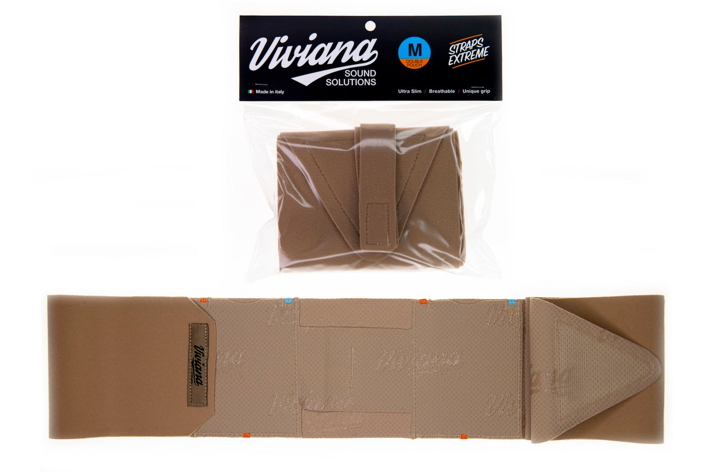 Viviana Straps Waist Double Pouch Extreme / Low Profile - Straps for body pack transmitters