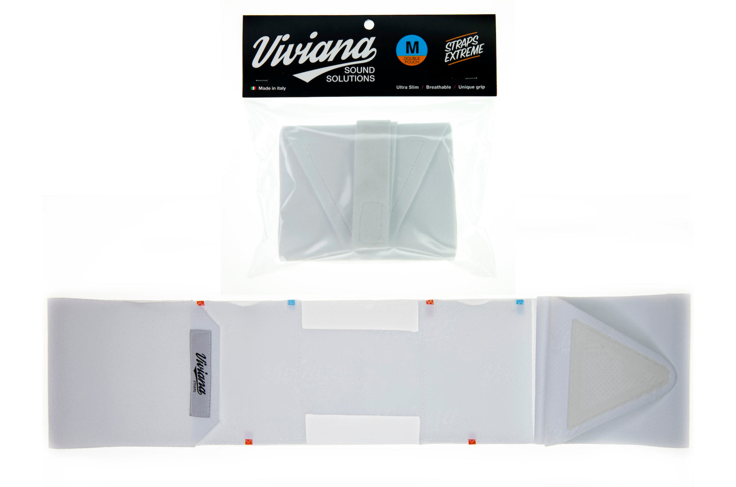 Viviana Straps Waist Double Pouch Extreme / Low Profile - Straps for body pack transmitters