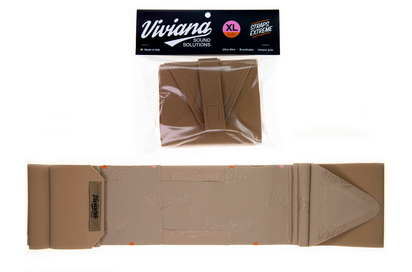 Viviana Straps Waist Double Pouch Extreme / Low Profile - Straps for body pack transmitters