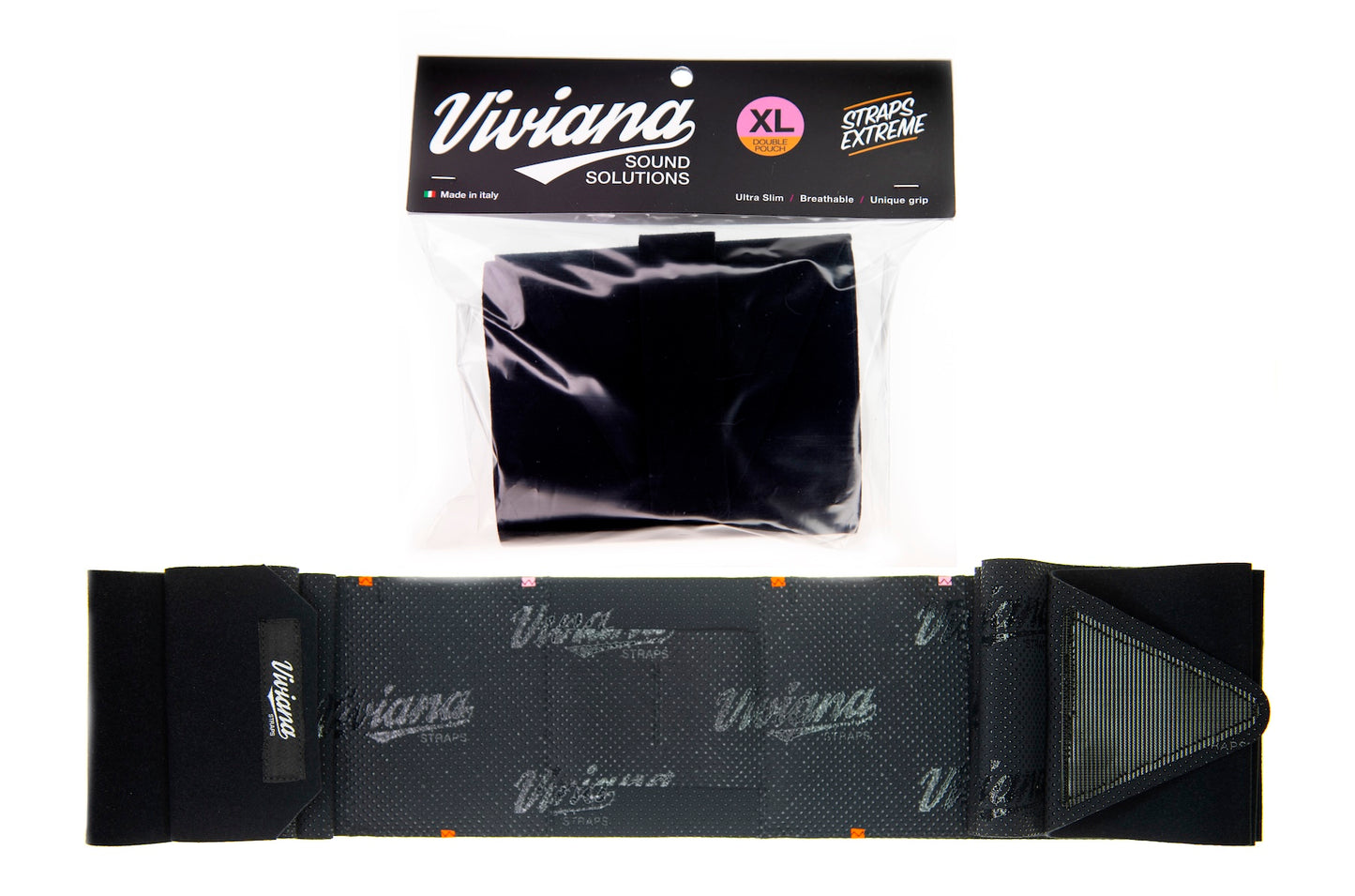 Viviana Straps Waist Double Pouch Extreme / Low Profile - Straps for body pack transmitters