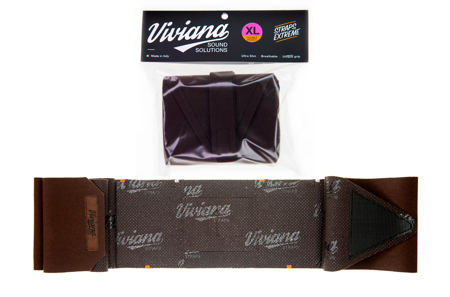 Viviana Straps Waist Double Pouch Extreme / Low Profile - Straps for body pack transmitters