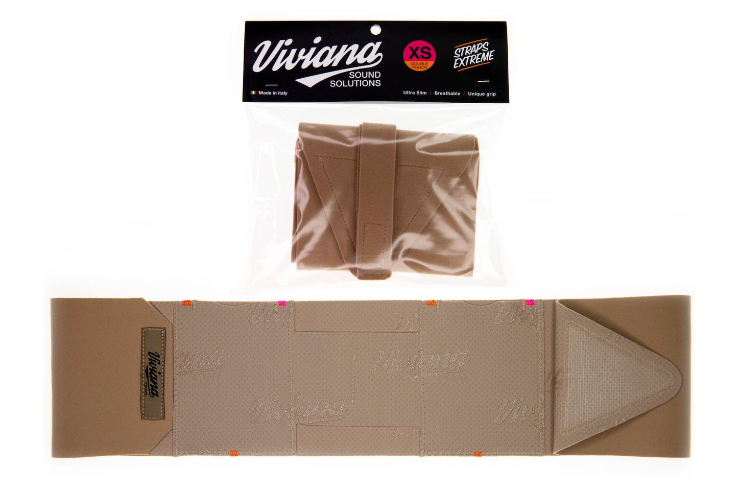 Viviana Straps Waist Double Pouch Extreme / Low Profile - Straps for body pack transmitters