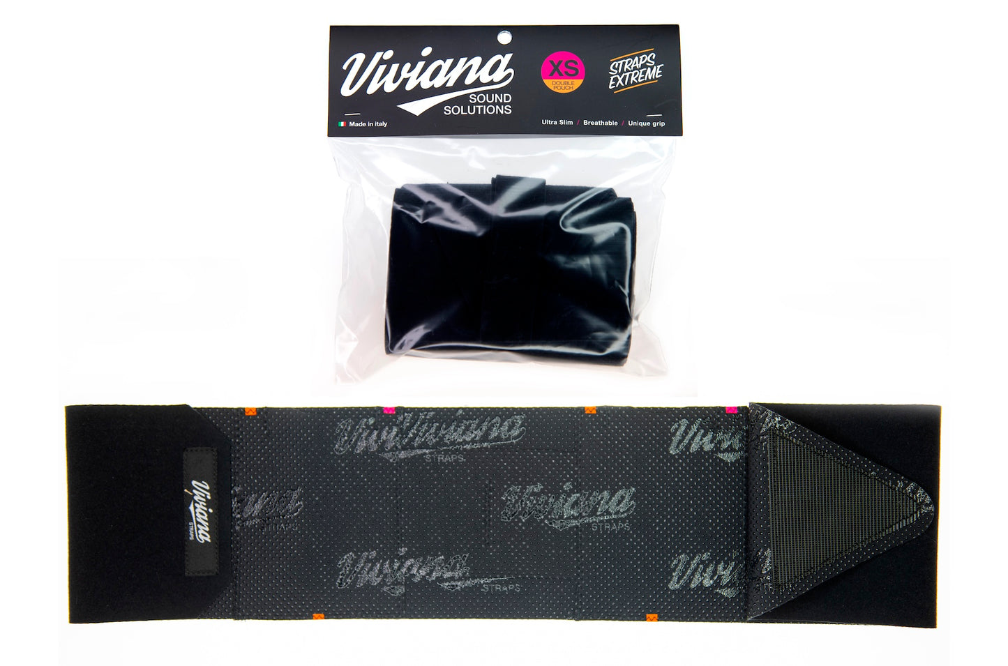 Viviana Straps Waist Double Pouch Extreme / Low Profile - Straps for body pack transmitters