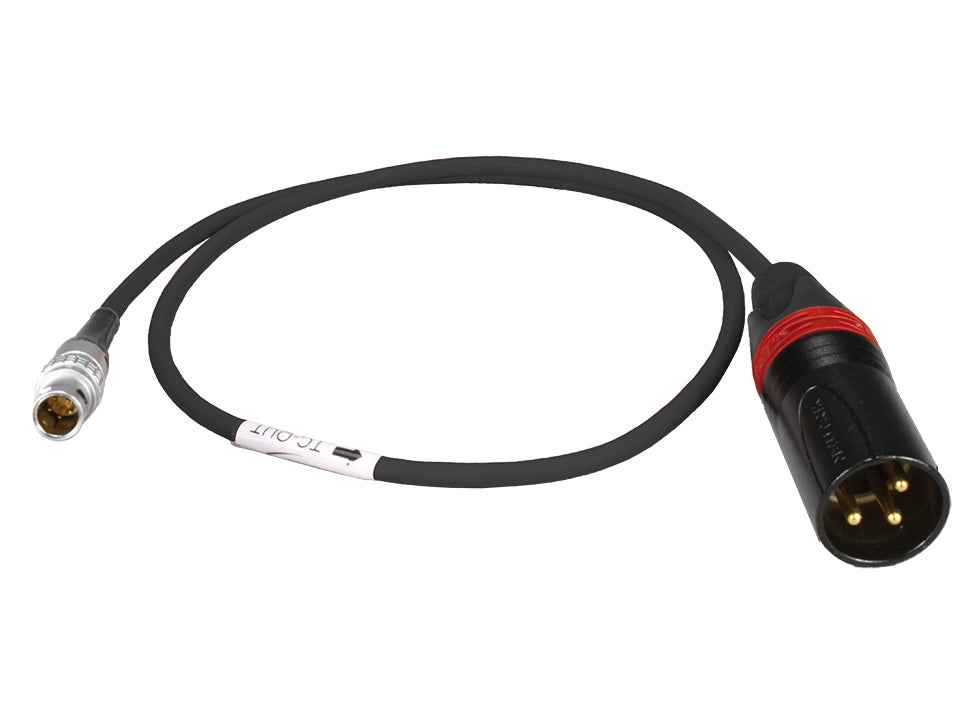 TC-OUT - Timecodekabel PushPull-5-Pol (Lemo-kompatibel) auf XLR3M