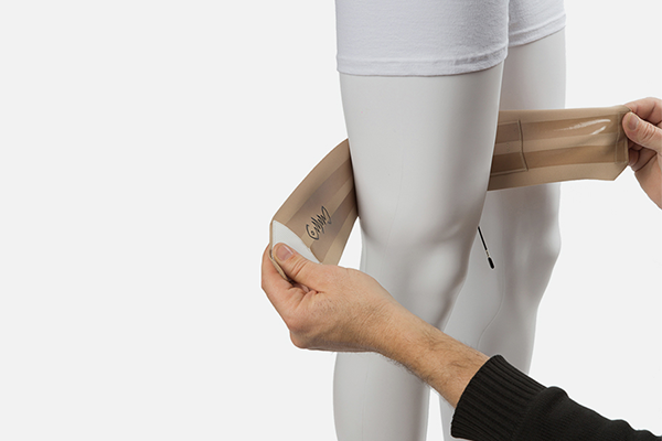Viviana Straps Thigh Extreme / Double Velcro / Low Profile / ADX1M - Straps for body pack transmitters