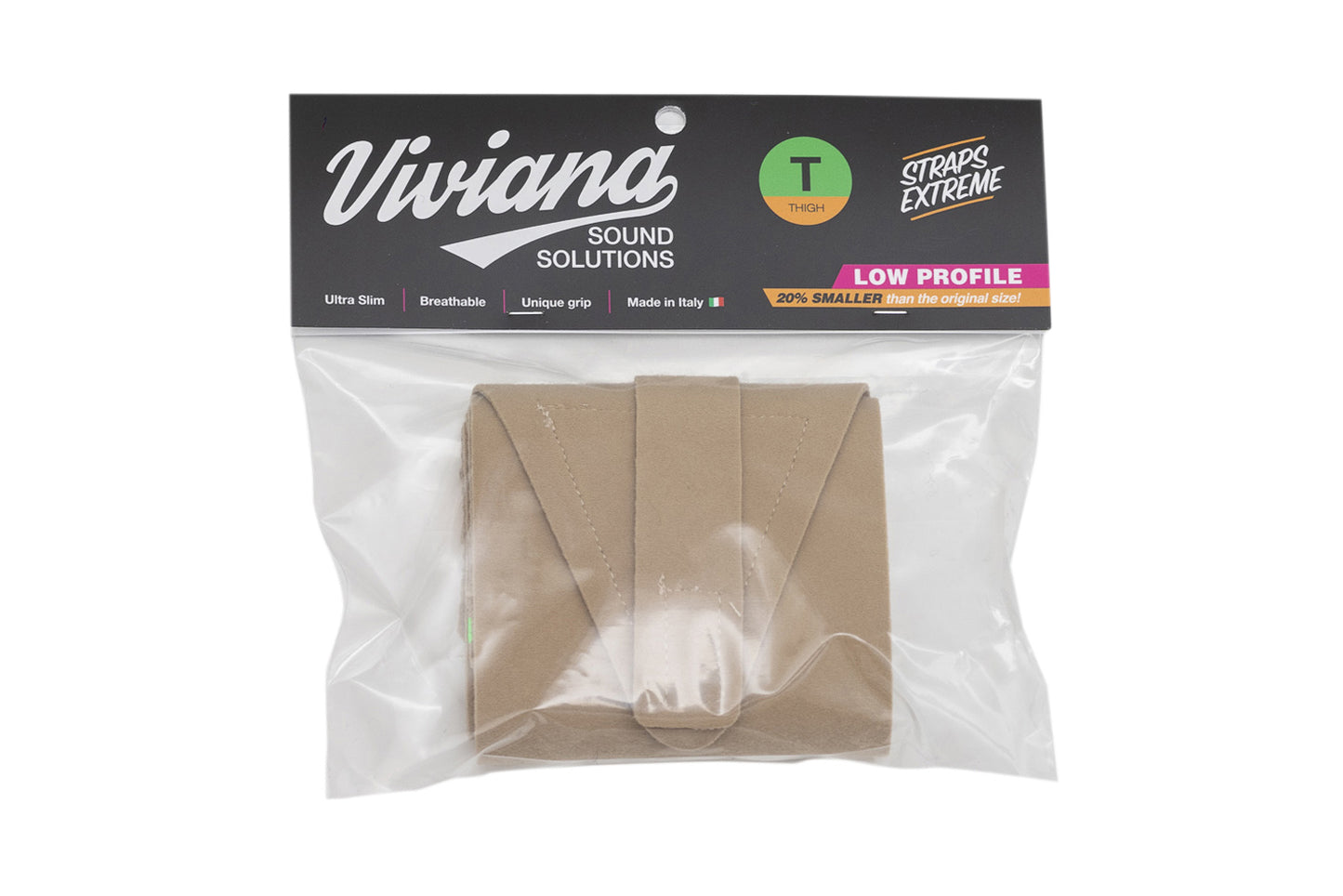 Viviana Straps Thigh Extreme / Double Velcro / Low Profile / ADX1M - Straps for body pack transmitters