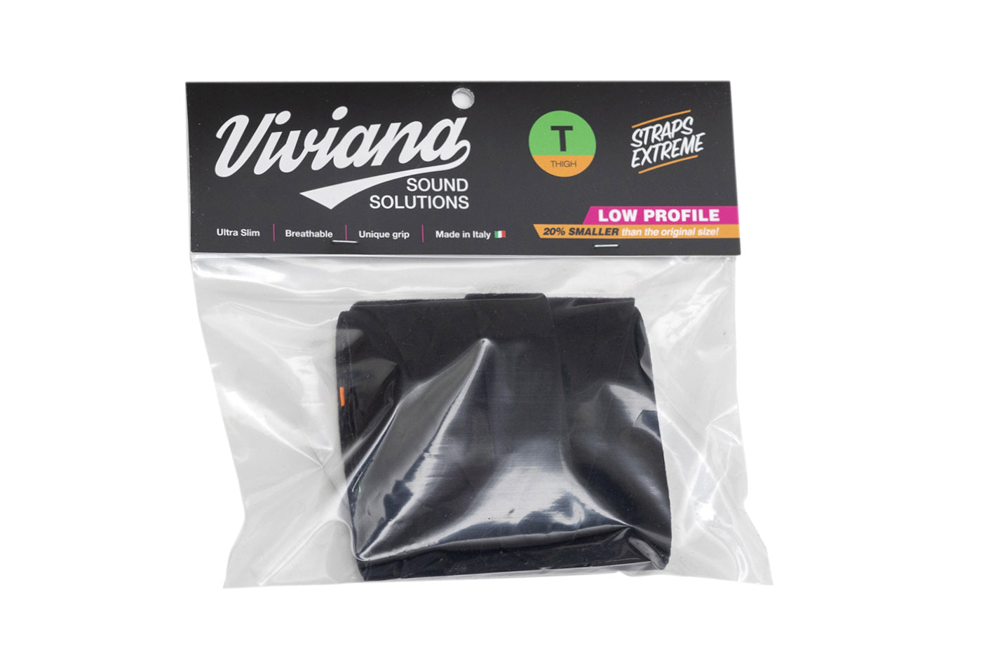 Viviana Straps Thigh Extreme / Double Velcro / Low Profile / ADX1M - Straps for body pack transmitters
