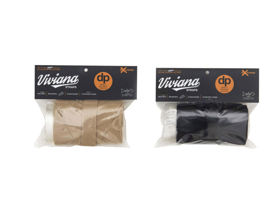 Viviana Straps Waist Double Pouch Extreme / Low Profile - Straps for body pack transmitters