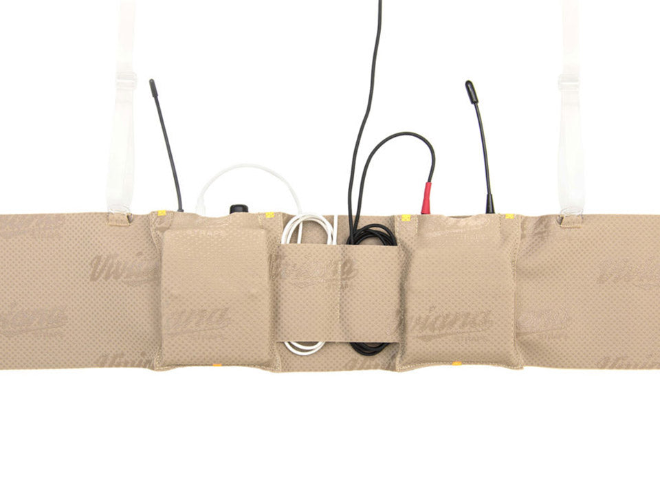 Viviana Straps Waist Double Pouch Extreme / Low Profile - Straps for body pack transmitters