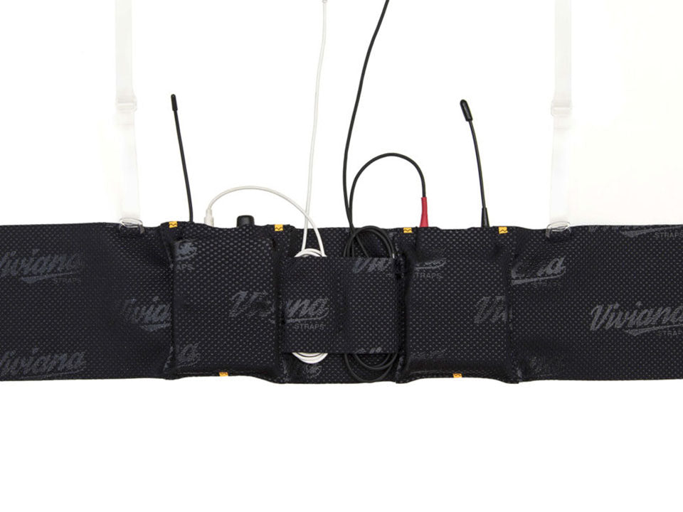 Viviana Straps Waist Double Pouch Extreme / Low Profile - Straps for body pack transmitters