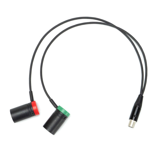 Y-Cable TA5F to 2x Low Profile XLR-3M