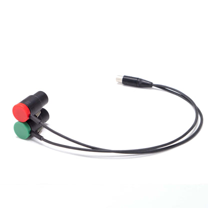 Y-Kabel 2x Low Profile XLR-3F auf TA5F