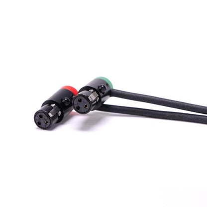 Y-Cable 2x Low Profile TA3F to XLR-5M