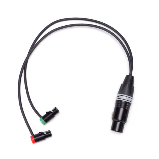 Y-Cable XLR-5F to 2x Low Profile TA3F