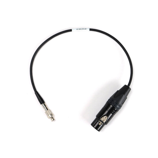 Audio adapter cable (mono) XLR-3F to 3-pin (AC-BALXRL-AR)
