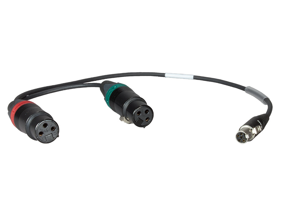 AK-TA5F-2XLR3F - Adapterkabel TA5F / 2x XLR-3F