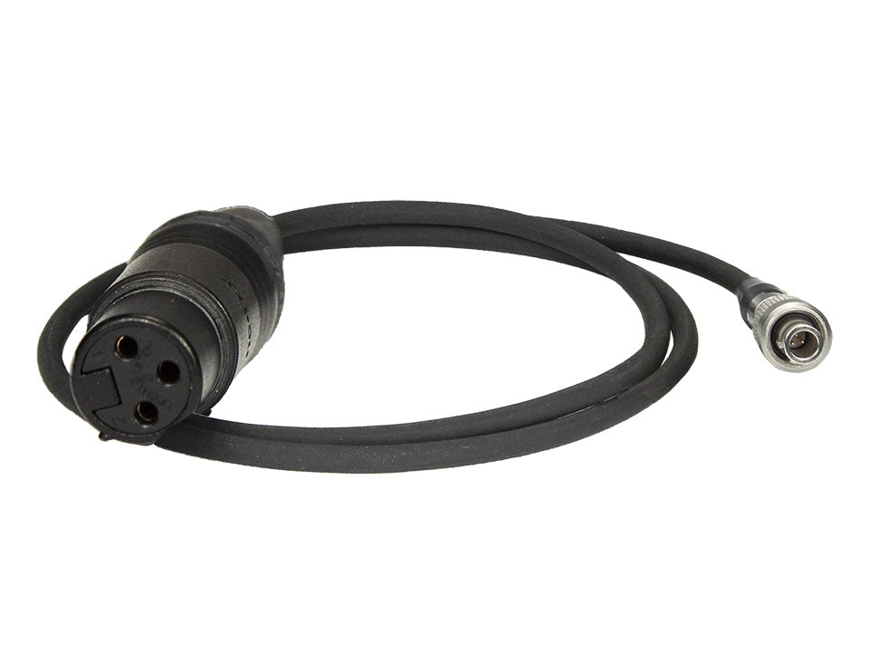 AK-XLR3F-L3-3 - Adapter Cable XLR3F to 3-pin Screw Locking (Lemo-compatible)