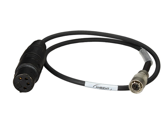 AK-XLR4F - Adapterkabel 4-Pol Hirose / XLR-4F