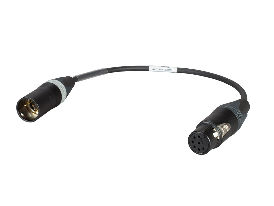 AK-XLR7F/XLR5M - Adapter Cable XLR-7F / XLR-5 M