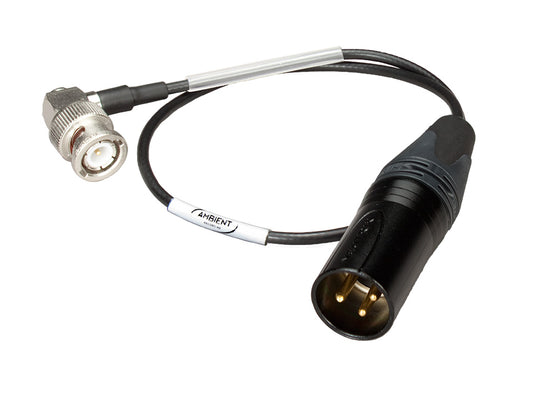 BNC/XLR-M - Timecodekabel BNC auf XLR3M