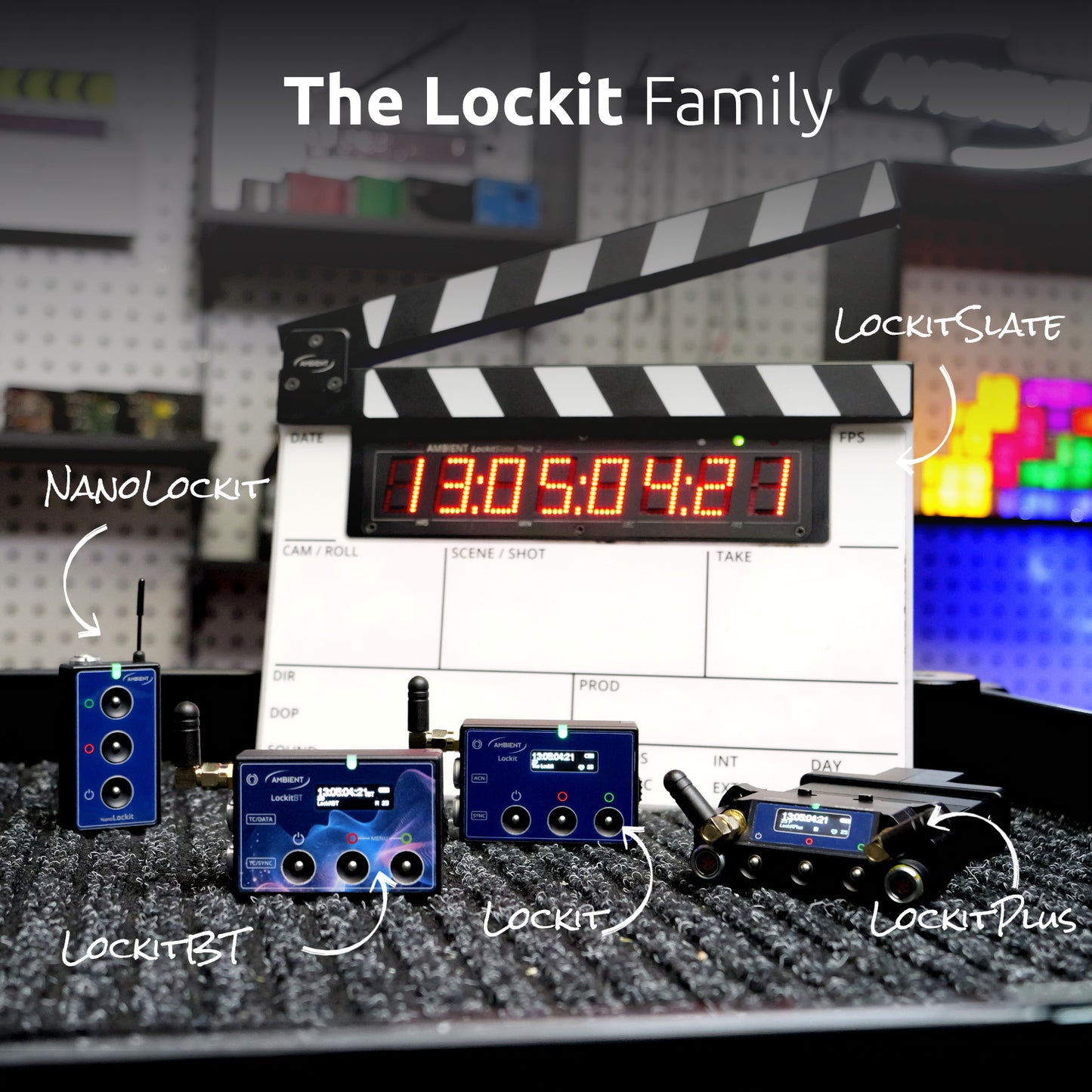 NanoLockit (ACN-NL-L) - Timecode Generator und Logger