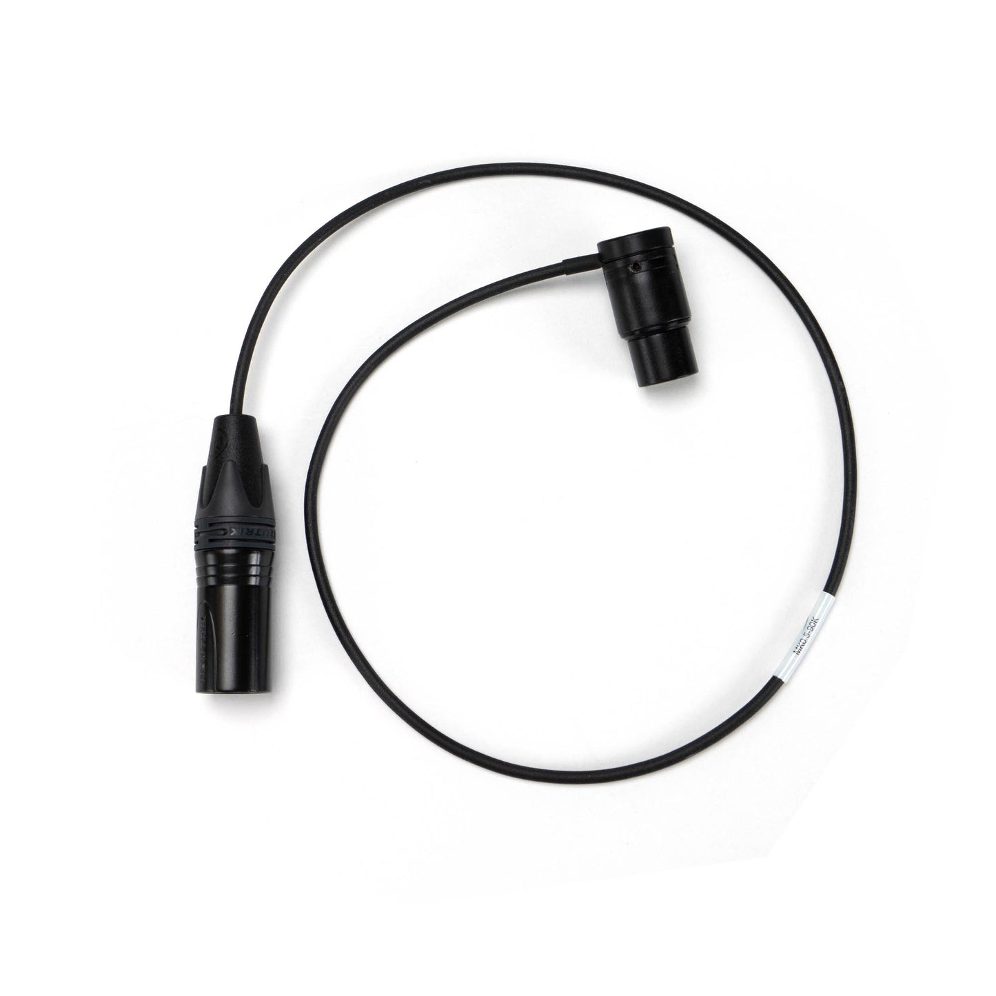 Microphone cable (mono) low profile XLR-3F to XLR-3M (0.5 m) (MK0.5-90K)