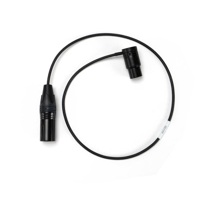 Microphone cable (mono) low profile XLR-3F to XLR-3M (0.5 m) (MK0.5-90K)