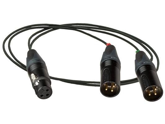 MKP - Adapterkabel XLR-3F / 2x XLR-3M