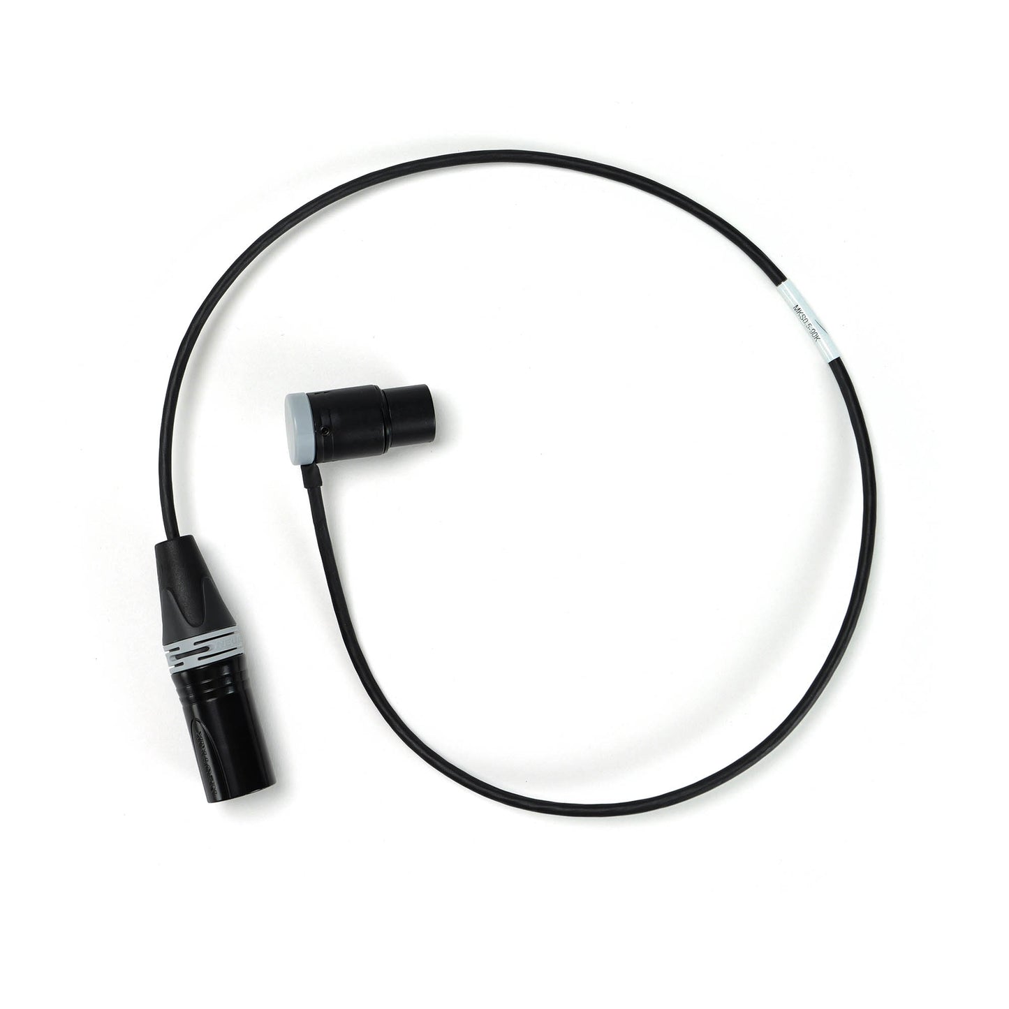 Microphone cable (stereo) low profile XLR-5F to XLR-5M (0.5m) (MKS0.5-90K)