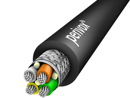 Perivox® Microphone Cable stereo XLR5F to XLR5M