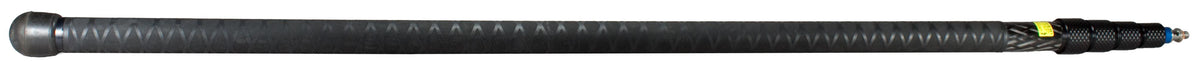 Boom pole with QGTL soft grip tubing shrunk on, shown at full length