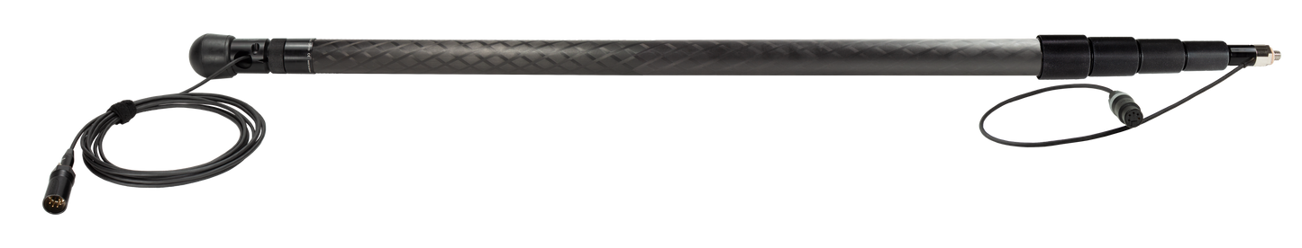 QuickPole Serie 5 - verkabelte Tonangel, seitlicher Kabelauslass