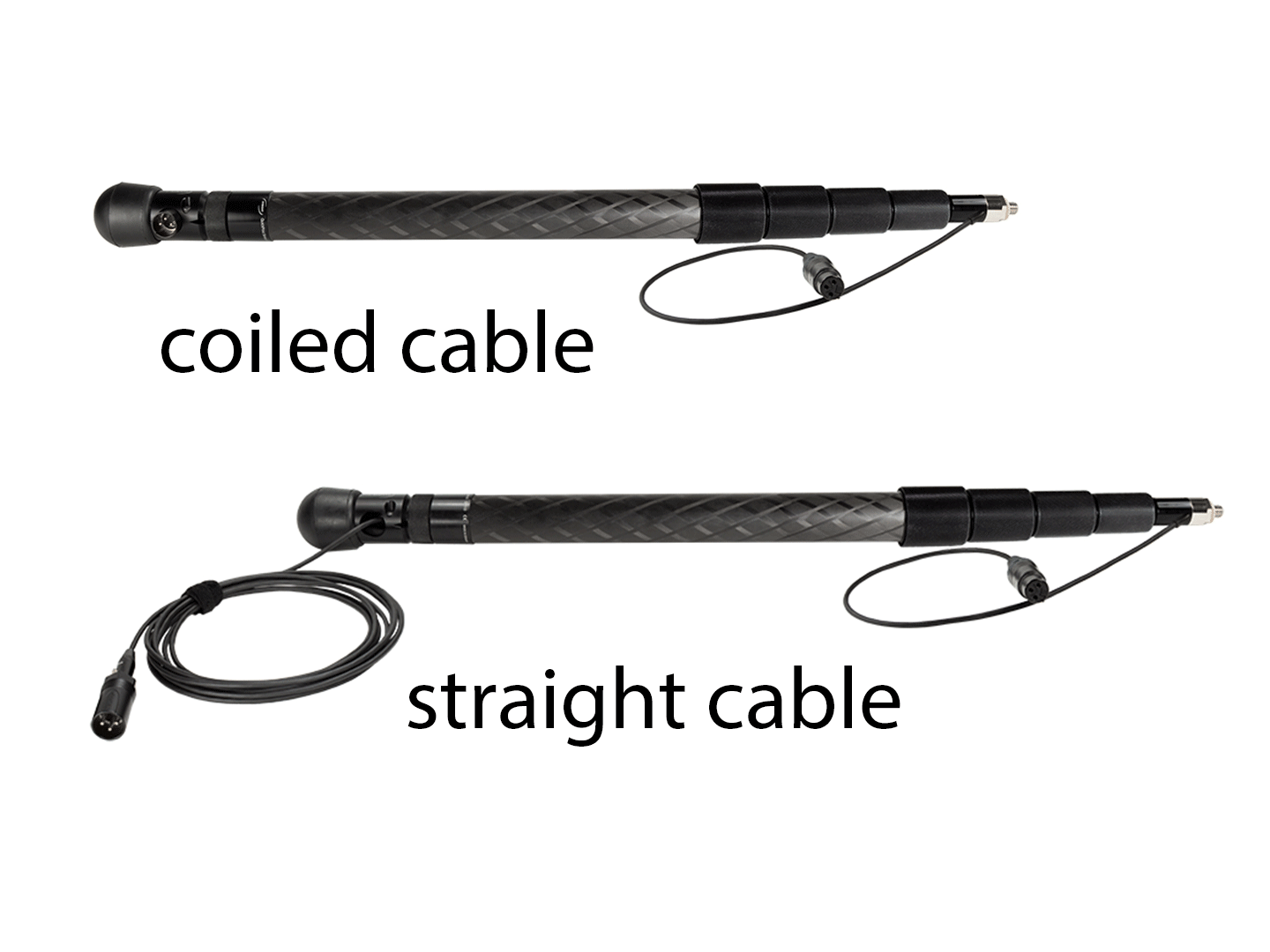 QuickPole Serie 5 - Wired Boom Pole, Cable Outlet on the Side