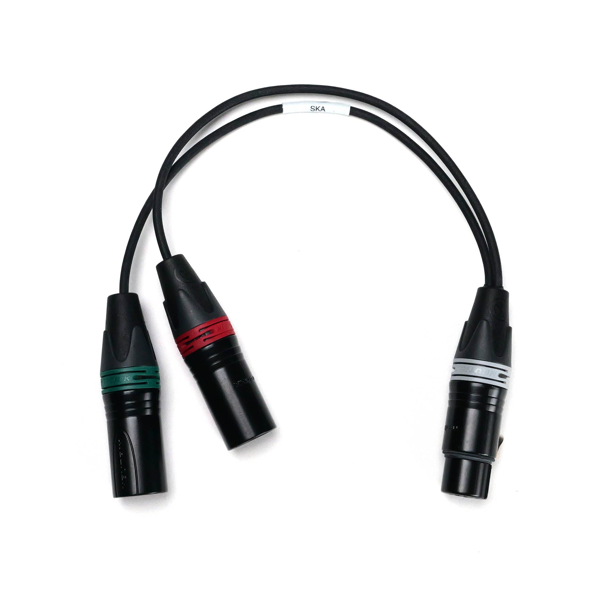 XLR-5F / 2x XLR-3M - Stereo Adapter Cable - Perivox® Y-Cable (SKA