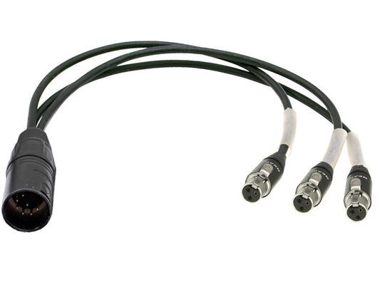 SKA-DMS-M-TA3 - Adapterkabel XLR-7M / 3x TA3F