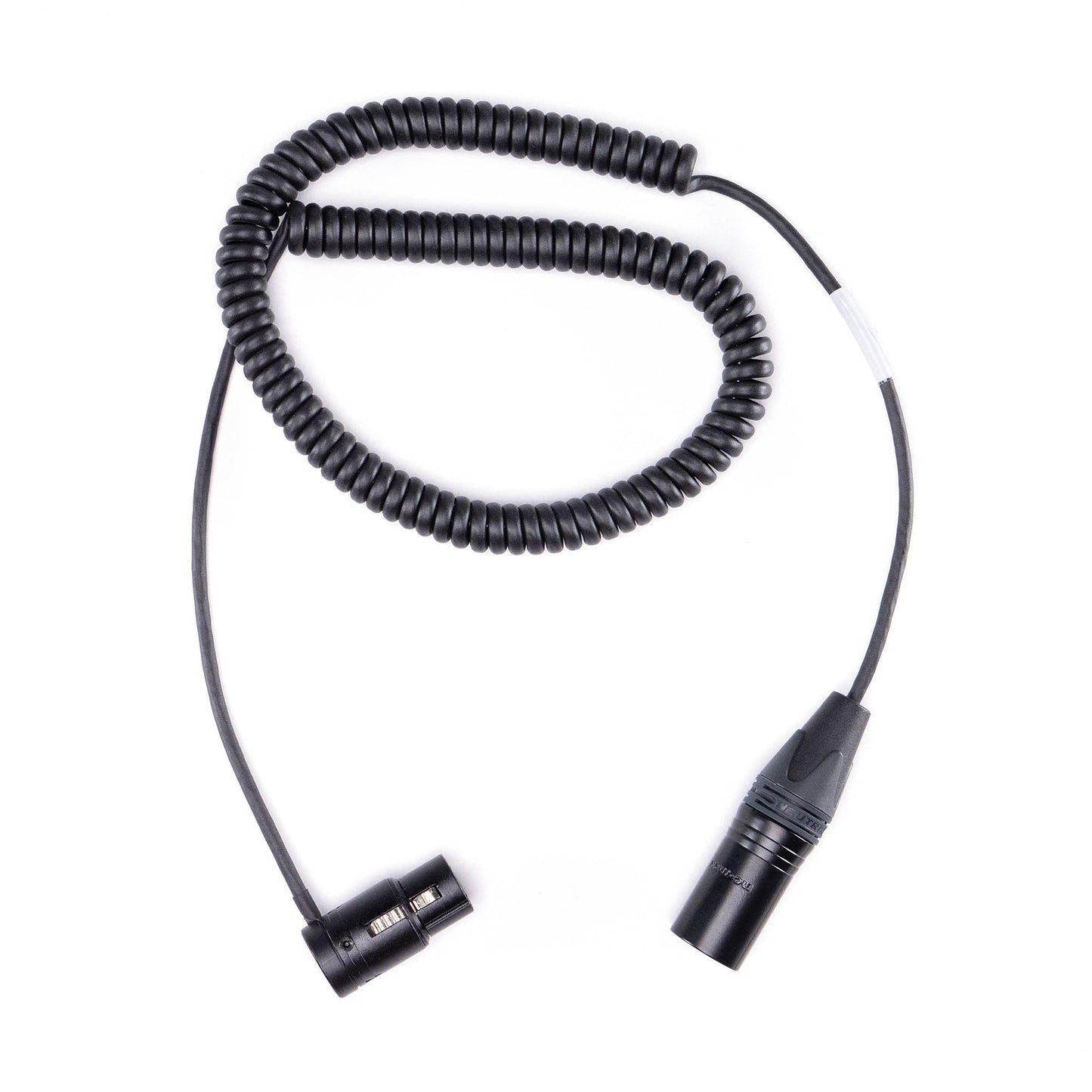 Coiled Microphone Cable XLR-3M to Low Profile XLR-3F (SMK50-LPXLR)