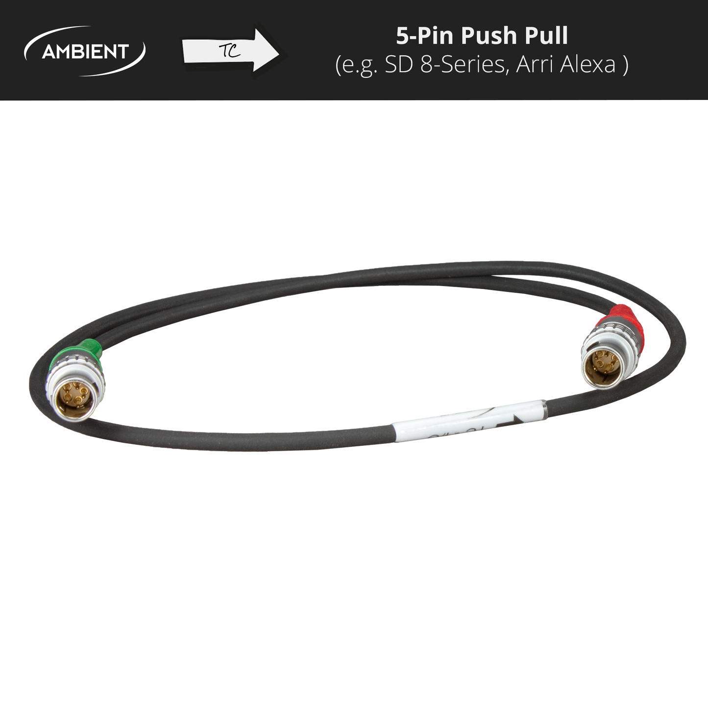 TC-IO - Timecodekabel PushPull-5-Pol auf PushPull-5-Pol (Lemo-kompatibel)