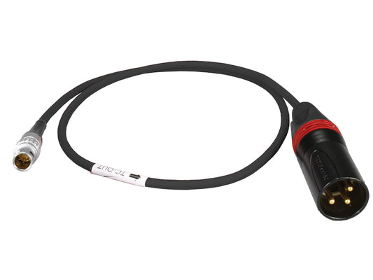 TC-OUT - Timecode Cable PushPull-5-pin (Lemo-compatible) to XLR3M