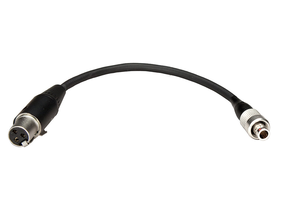 UMP-OUT mit Mini-XLR-Buchse TA3F und PushPull-3-Pol-Stecker (Lemo-kompatibel)